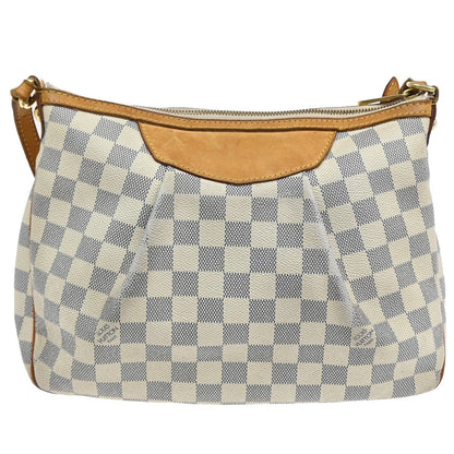 Louis Vuitton White Leather Siracusa Handbag