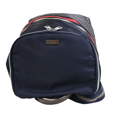Gucci Blue Nylon Travel Backpack