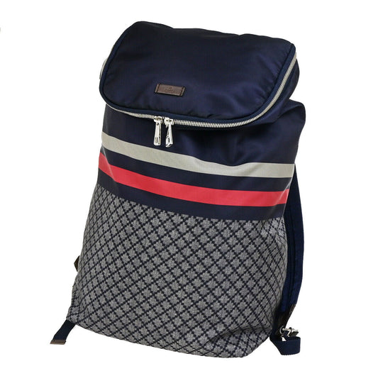 Gucci Blue Nylon Travel Backpack