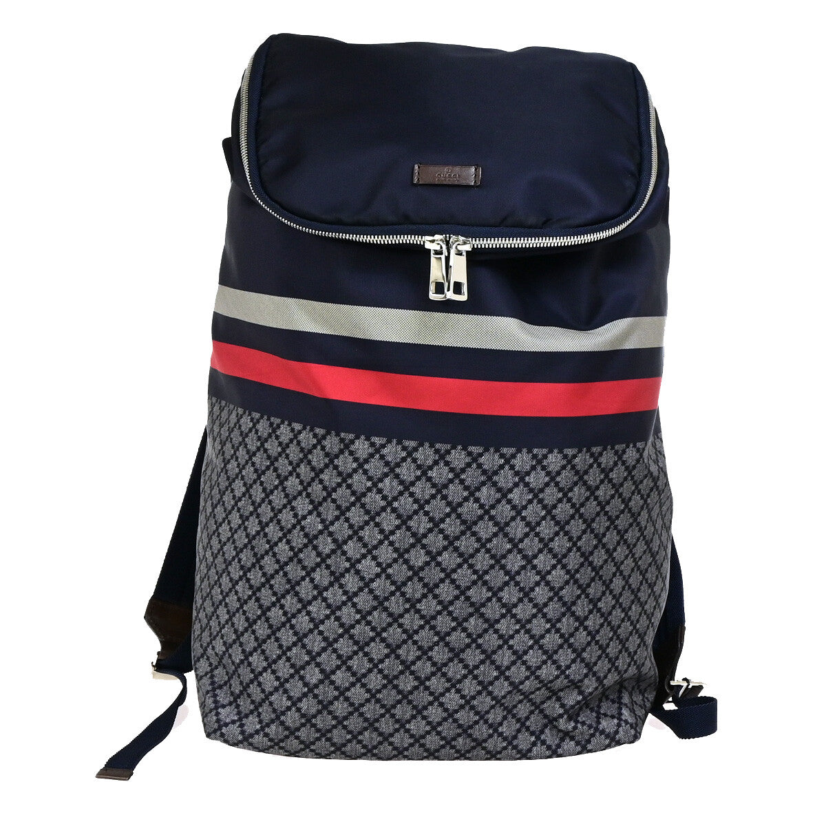 Gucci Blue Nylon Travel Backpack