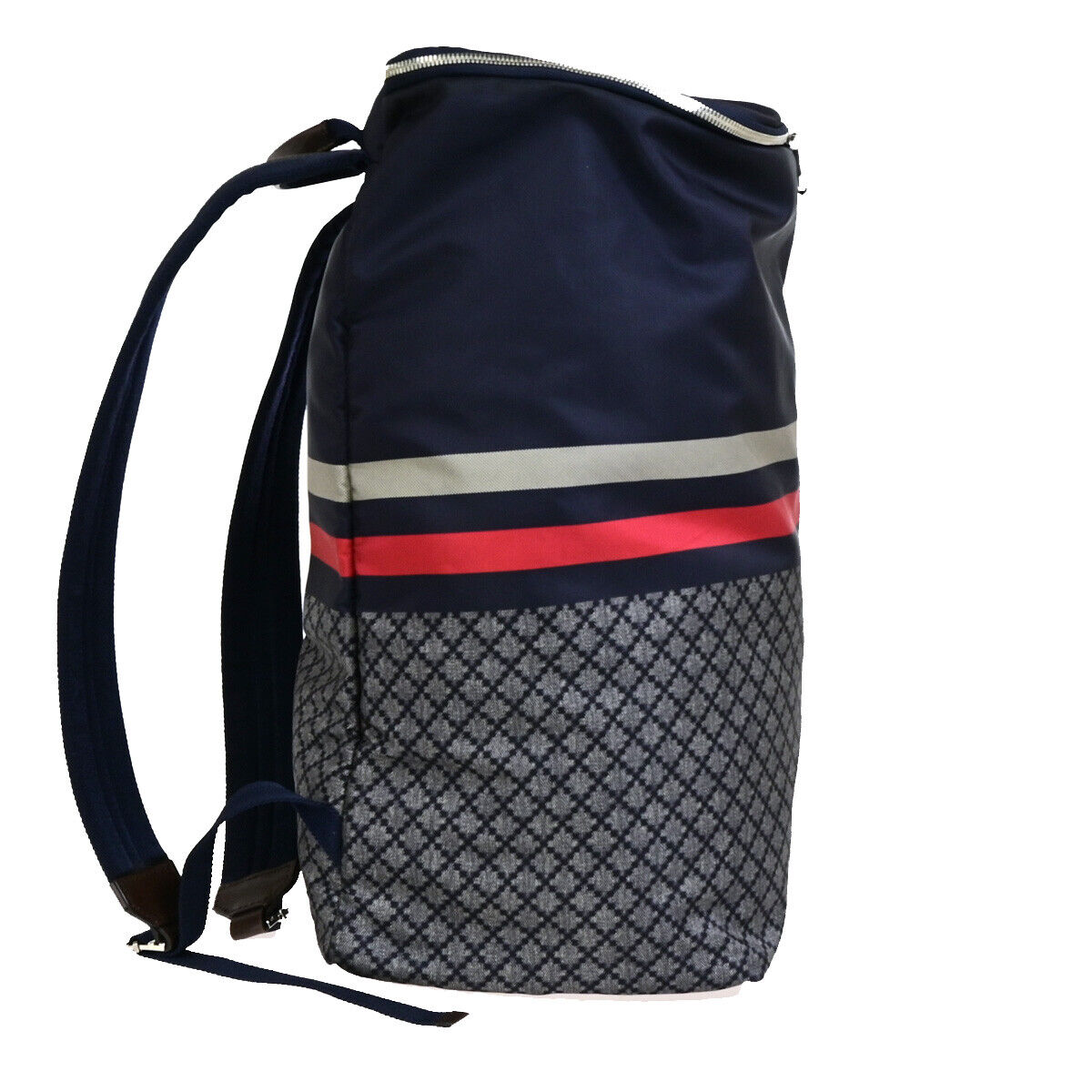 Gucci Blue Nylon Travel Backpack