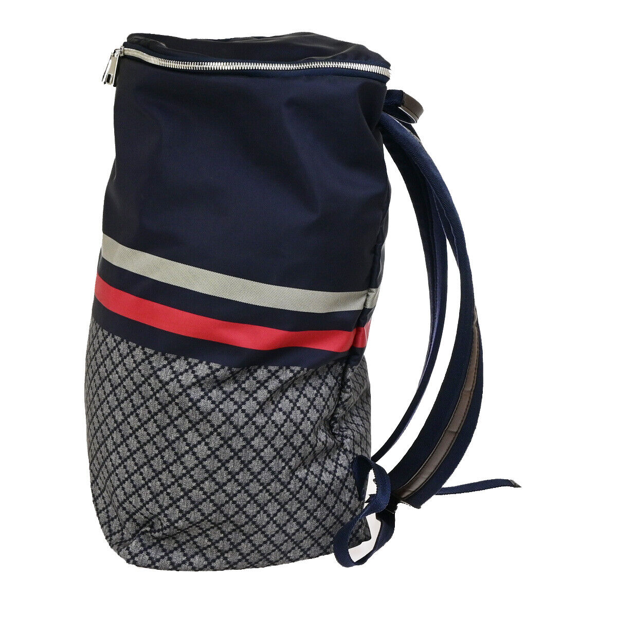Gucci Blue Nylon Travel Backpack