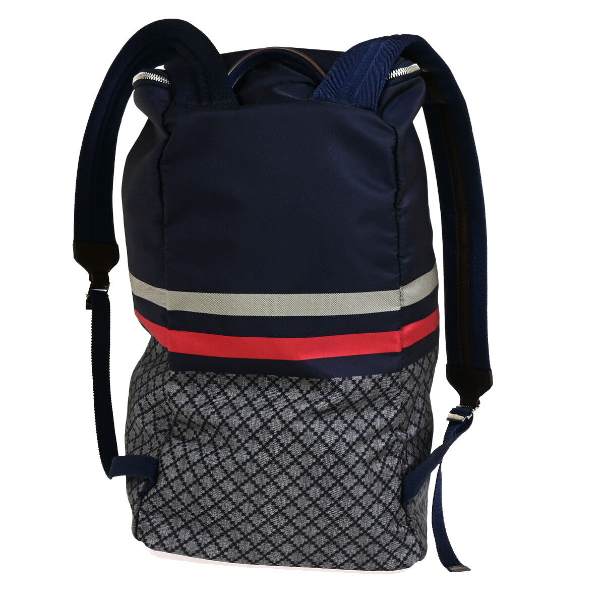 Gucci Blue Nylon Travel Backpack