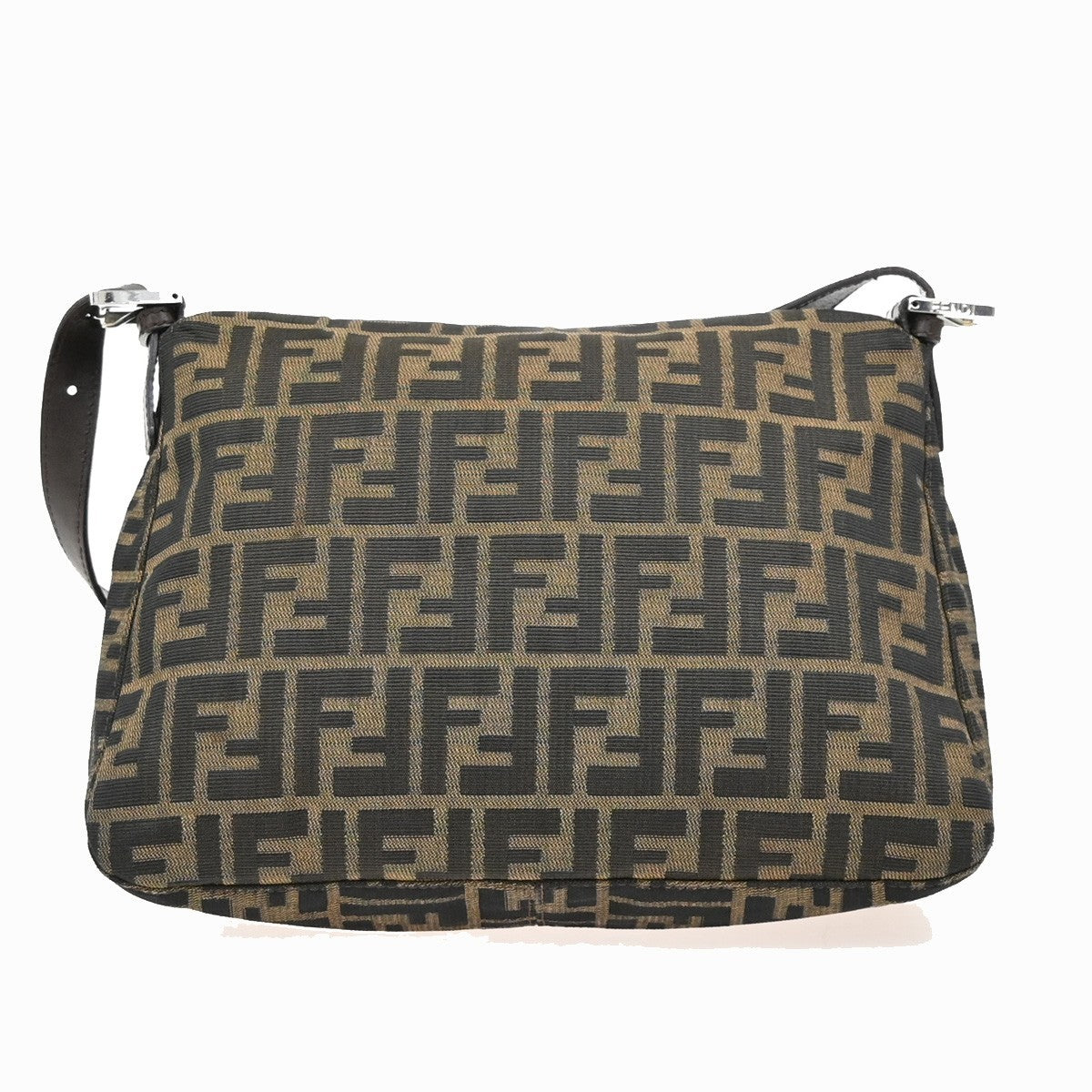 Fendi Brown Canvas Mamma Forever Bag