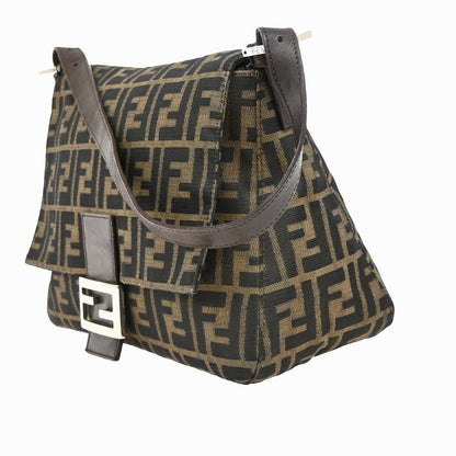 Fendi Brown Canvas Mamma Forever Bag