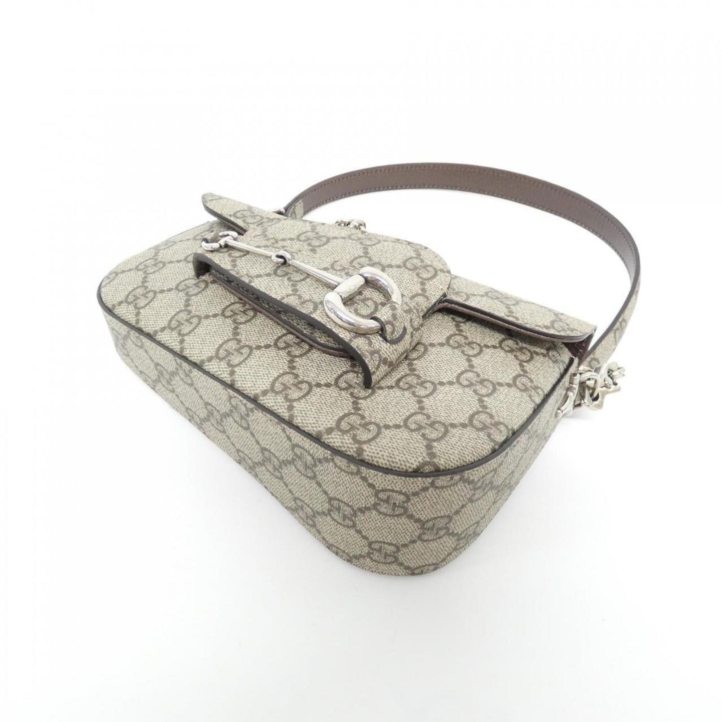 Gucci Brown Canvas Horsebit