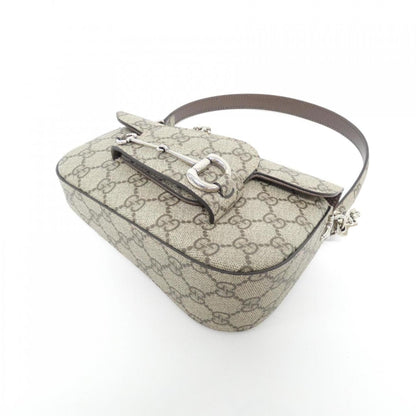 Gucci Brown Canvas Horsebit