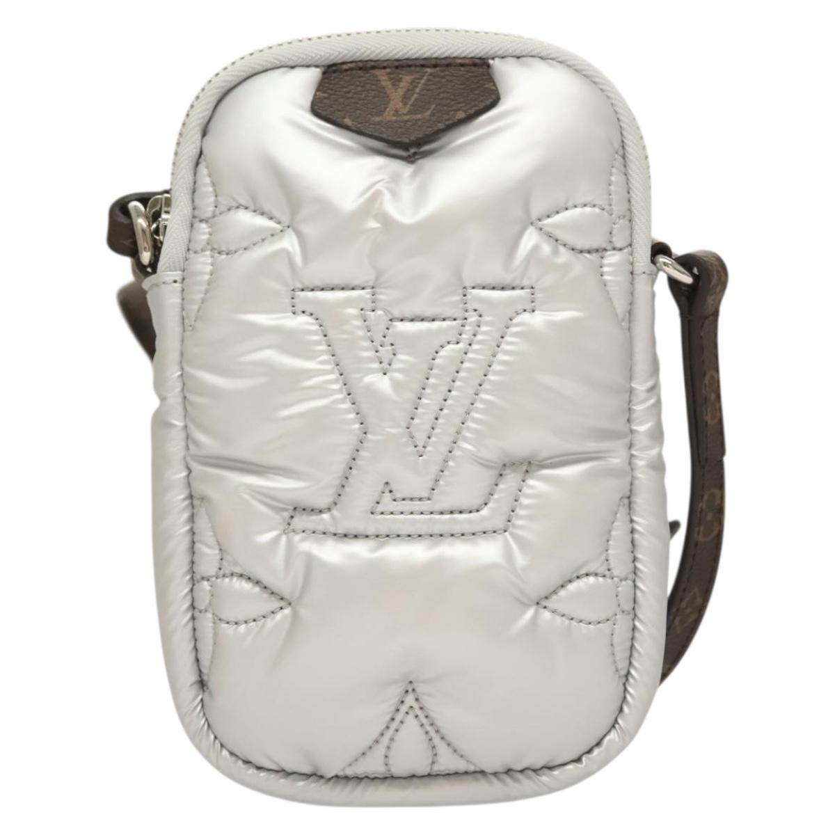 Louis Vuitton Silver Canvas Photo Case