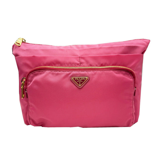 Prada Pink Nylon Clutch