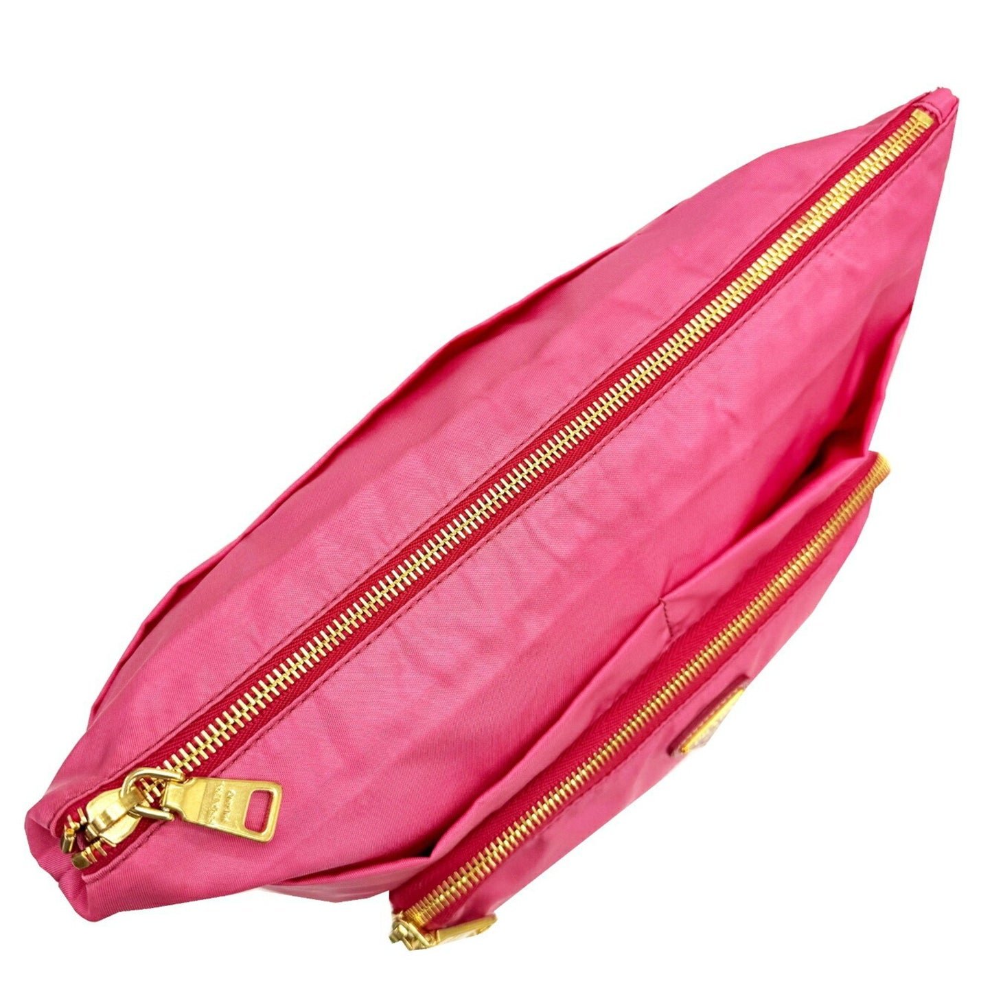 Prada Pink Nylon Clutch