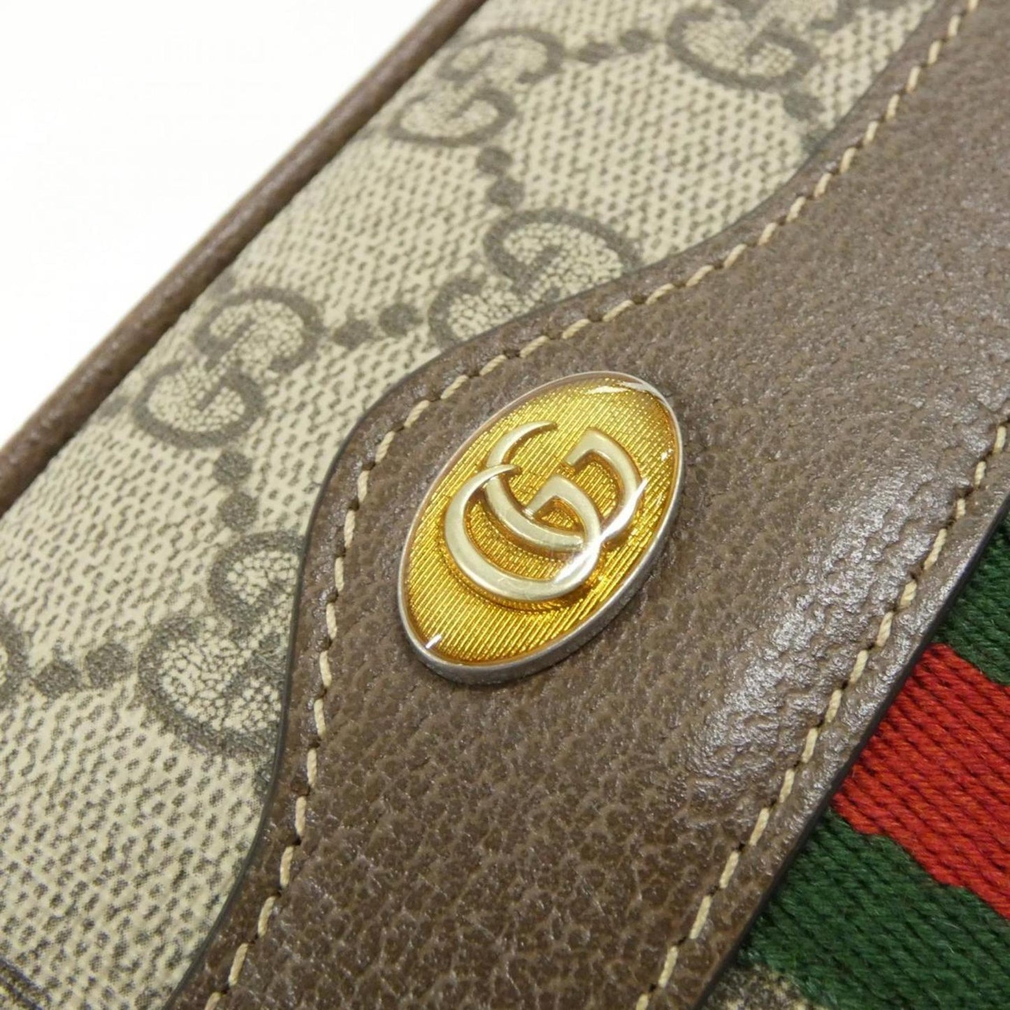 Gucci Brown Canvas Ophidia