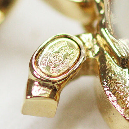 Chanel Gold Gold Plated Earring
