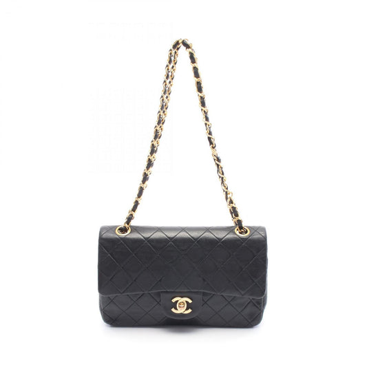 Chanel Black Leather Timeless 23