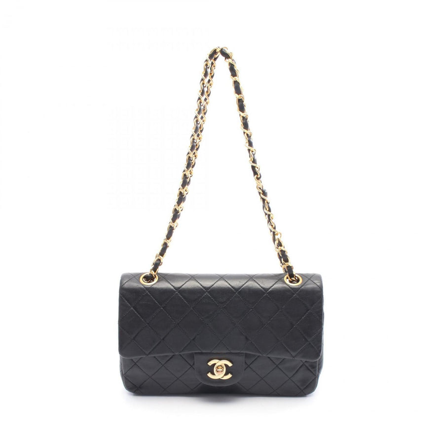 Chanel Black Leather Timeless 23