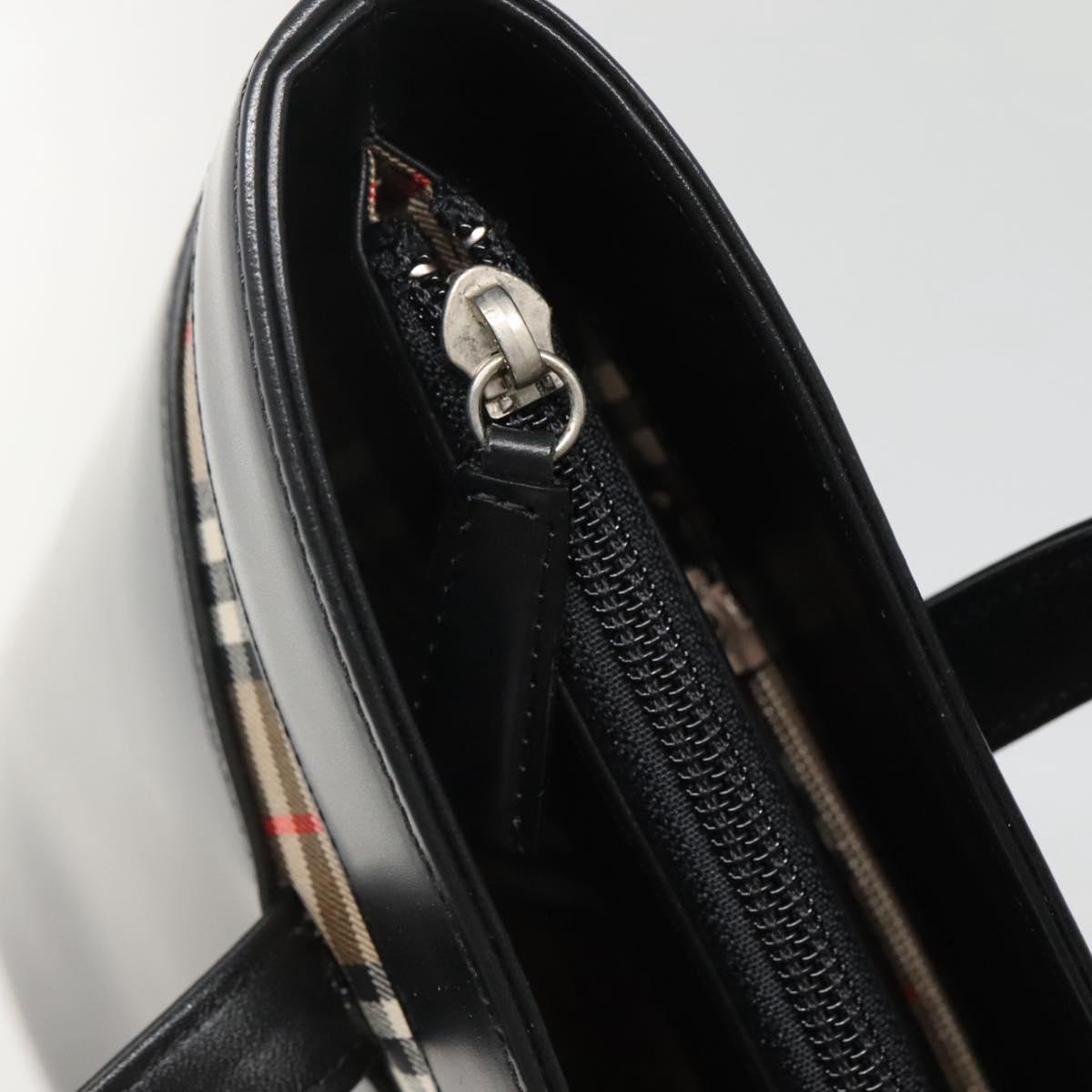 Burberry Black Leather Tote