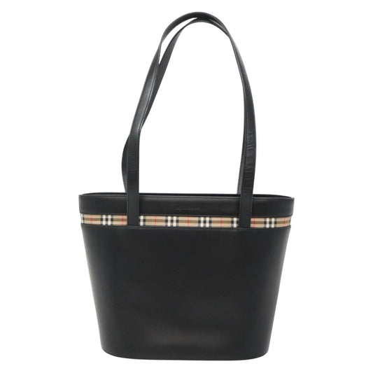 Burberry Black Leather Tote