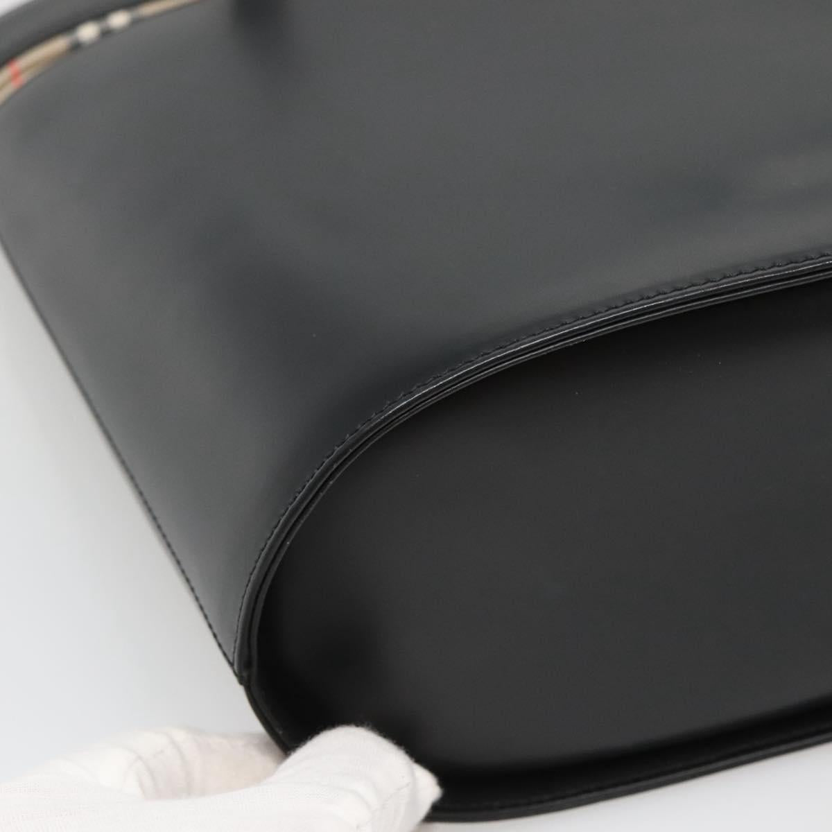 Burberry Black Leather Tote