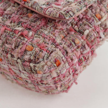 Chanel Pink Tweed Pearl Bag