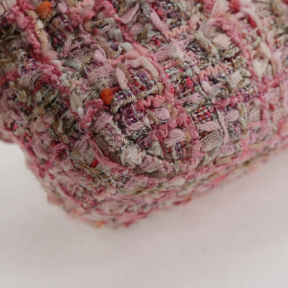 Chanel Pink Tweed Pearl Bag