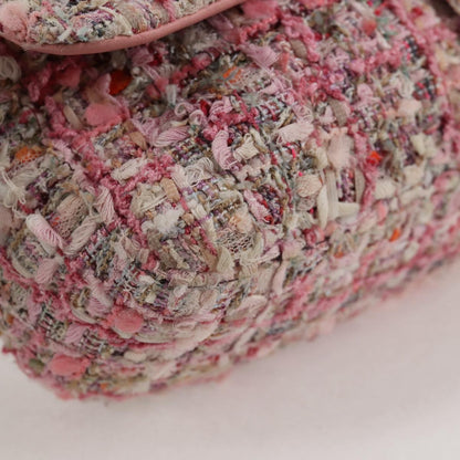 Chanel Pink Tweed Pearl Bag