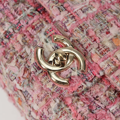 Chanel Pink Tweed Pearl Bag