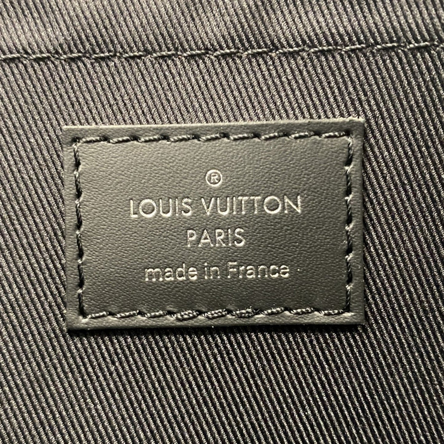 Louis Vuitton Black Leather Eclipse