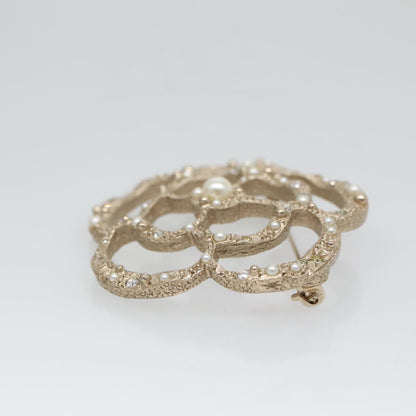 Chanel Silver Metal Camellia