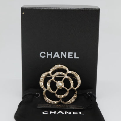 Chanel Silver Metal Camellia