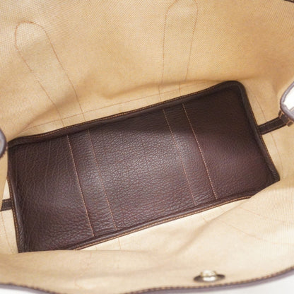 Hermès Brown Canvas Garden Party