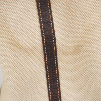 Hermès Brown Canvas Garden Party