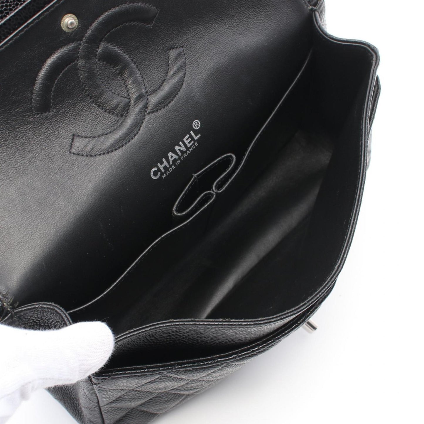 Chanel Black Leather Timeless