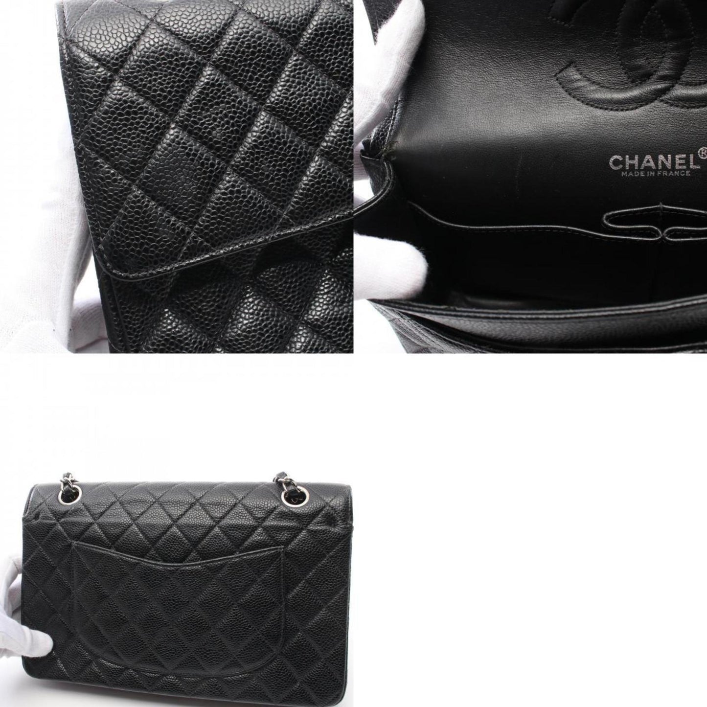 Chanel Black Leather Timeless