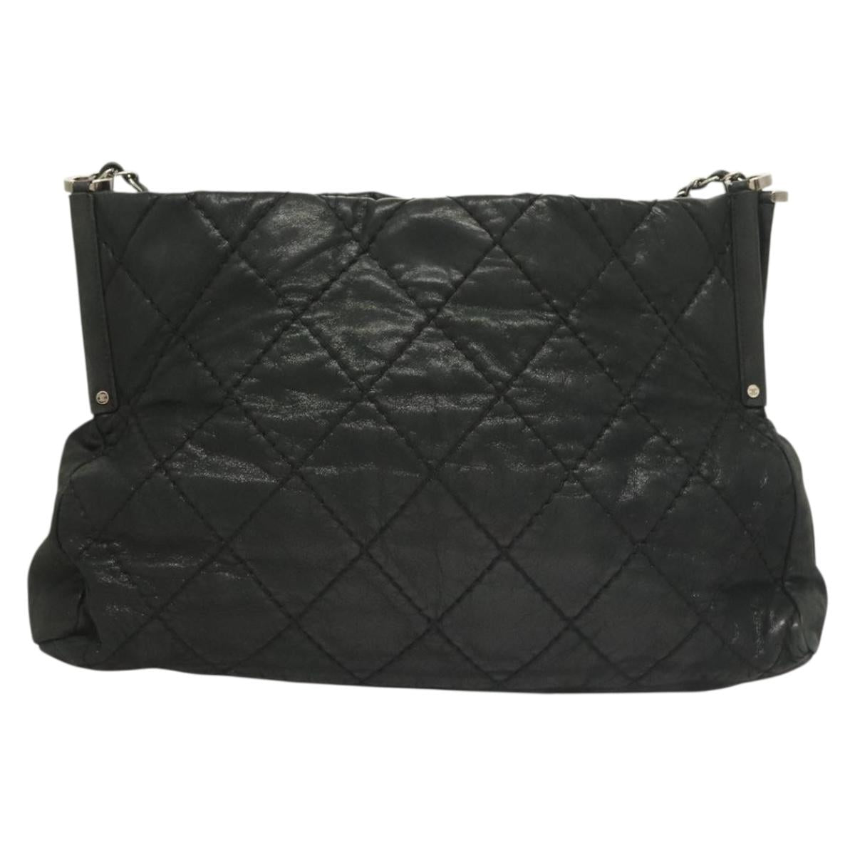 Chanel Black Canvas Wild Stitch