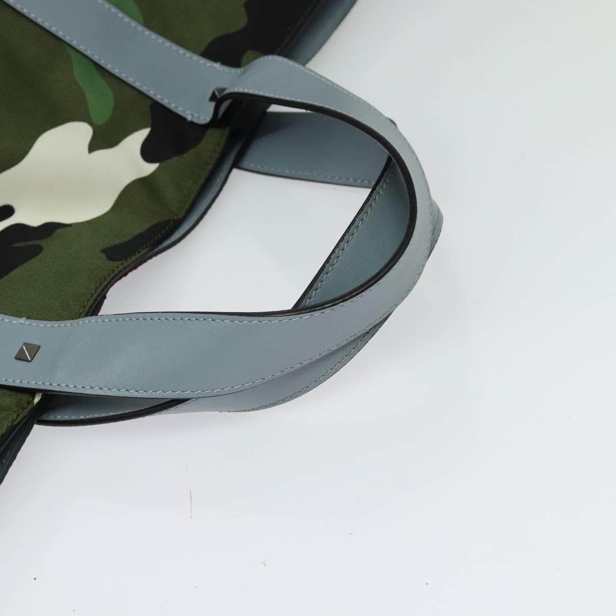 Valentino Garavani Green Nylon Tote