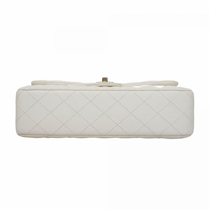 Chanel White Leather Timeless