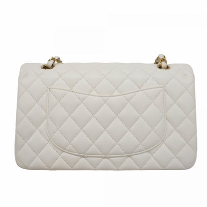 Chanel White Leather Timeless