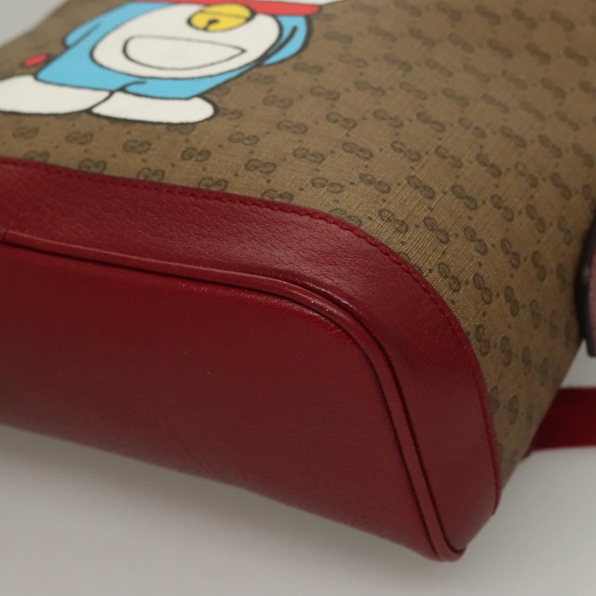 Gucci Brown Canvas Doraemon