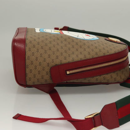 Gucci Brown Canvas Doraemon