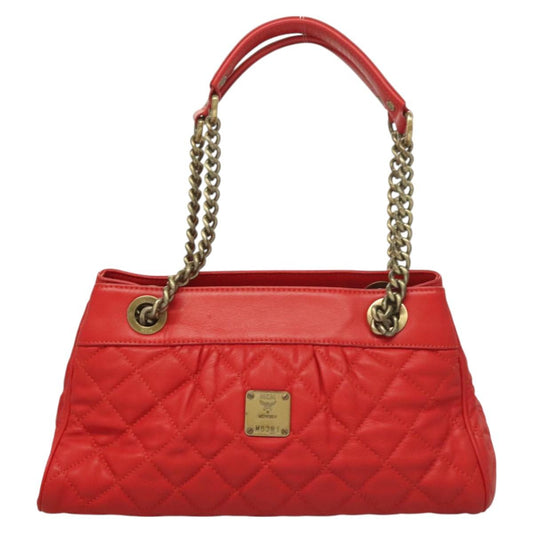 Mcm Red Leather Patricia