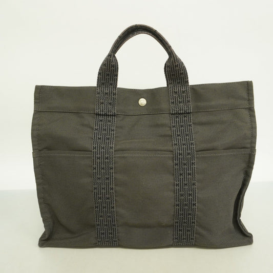 Hermès Gray Canvas Herline