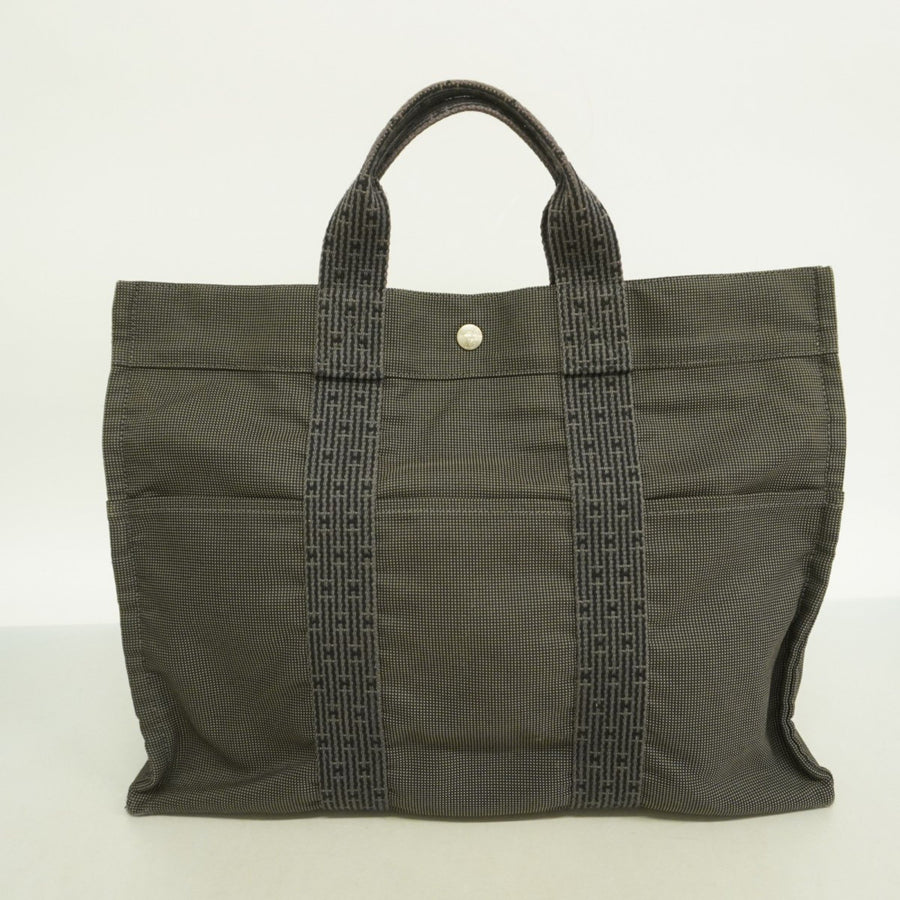 Hermès Gray Canvas Herline