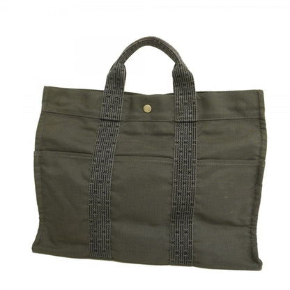Hermès Gray Canvas Herline