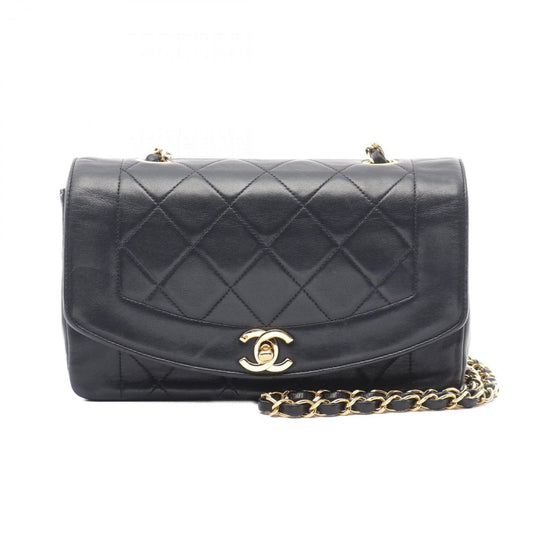 Chanel Black Leather Diana