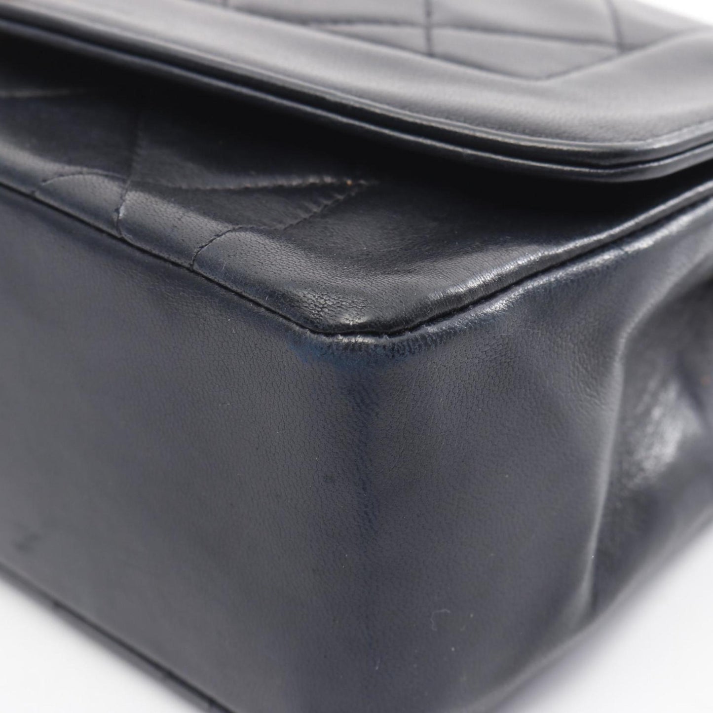 Chanel Black Leather Diana