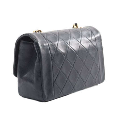 Chanel Black Leather Diana