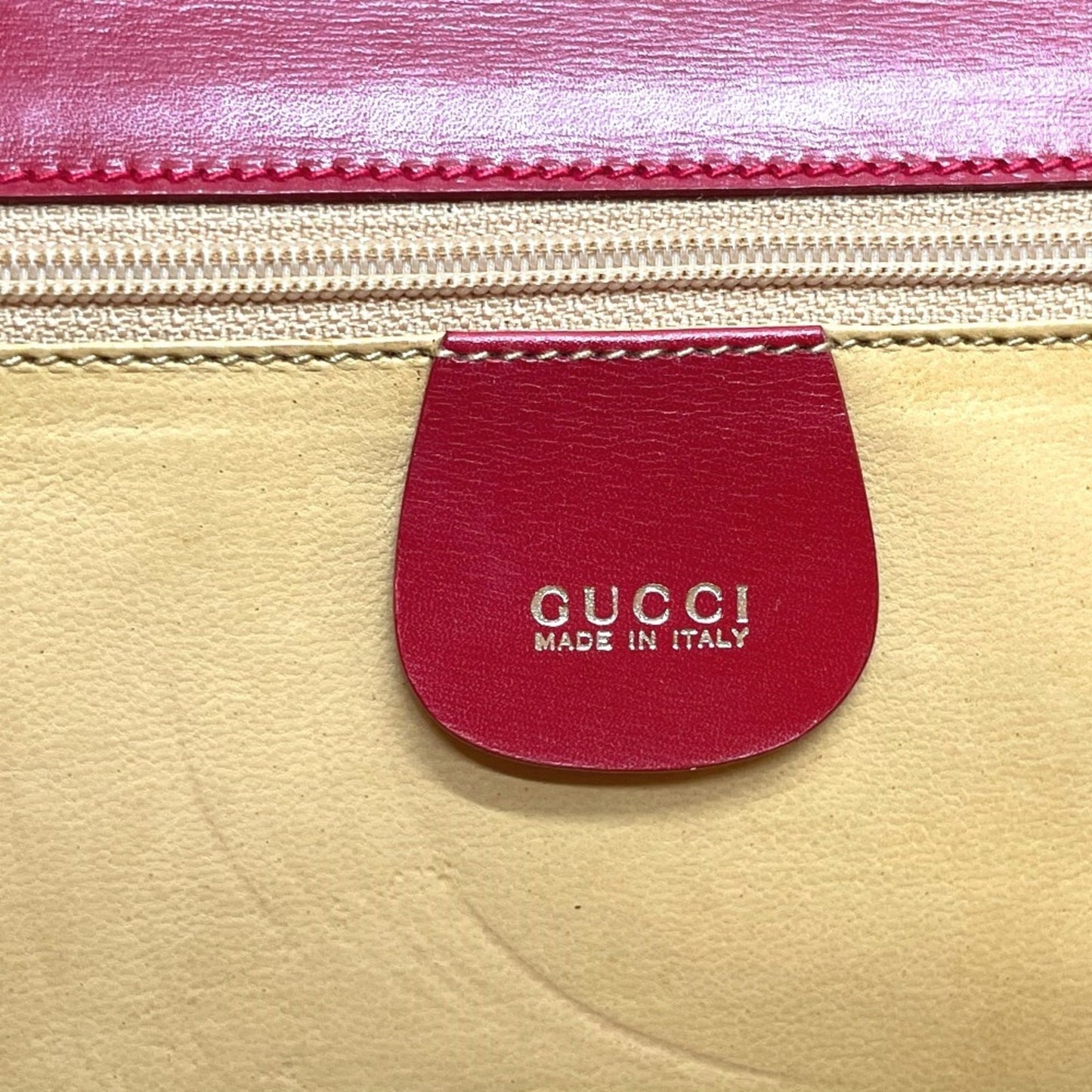 Gucci Red Leather Vintage