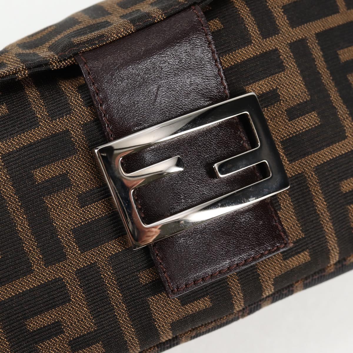 Fendi Brown Canvas Baguette