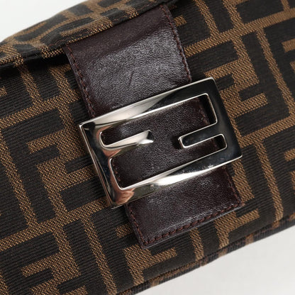 Fendi Brown Canvas Baguette