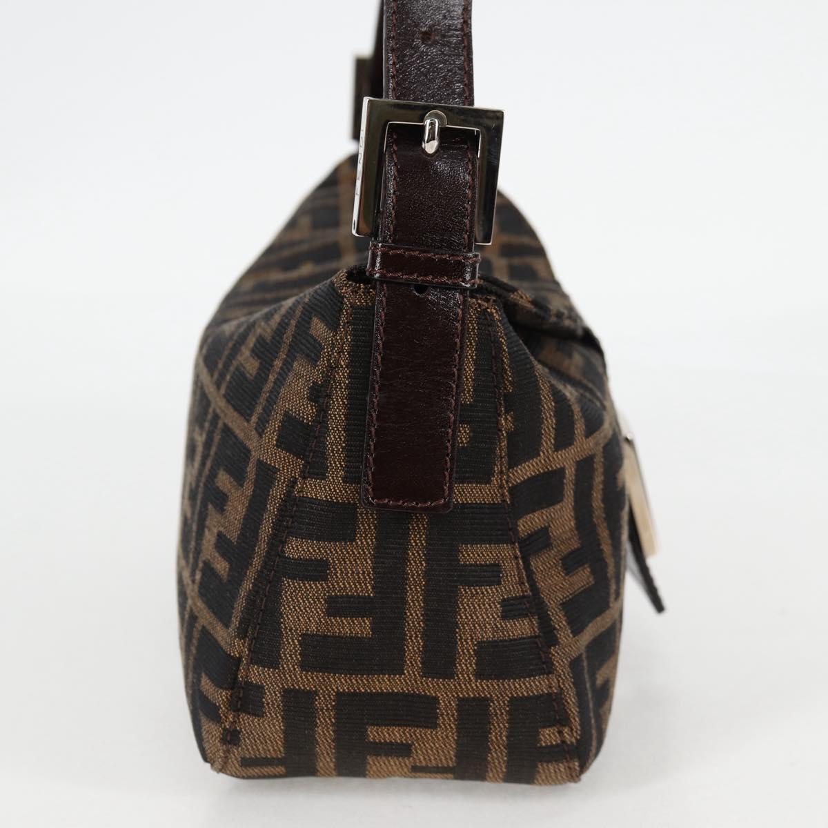Fendi Brown Canvas Baguette