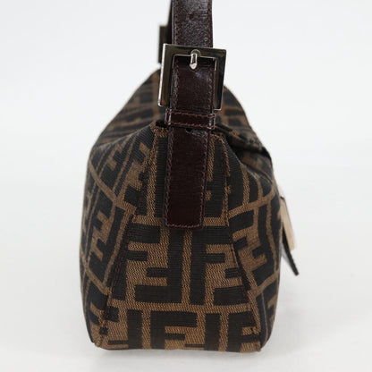 Fendi Brown Canvas Baguette